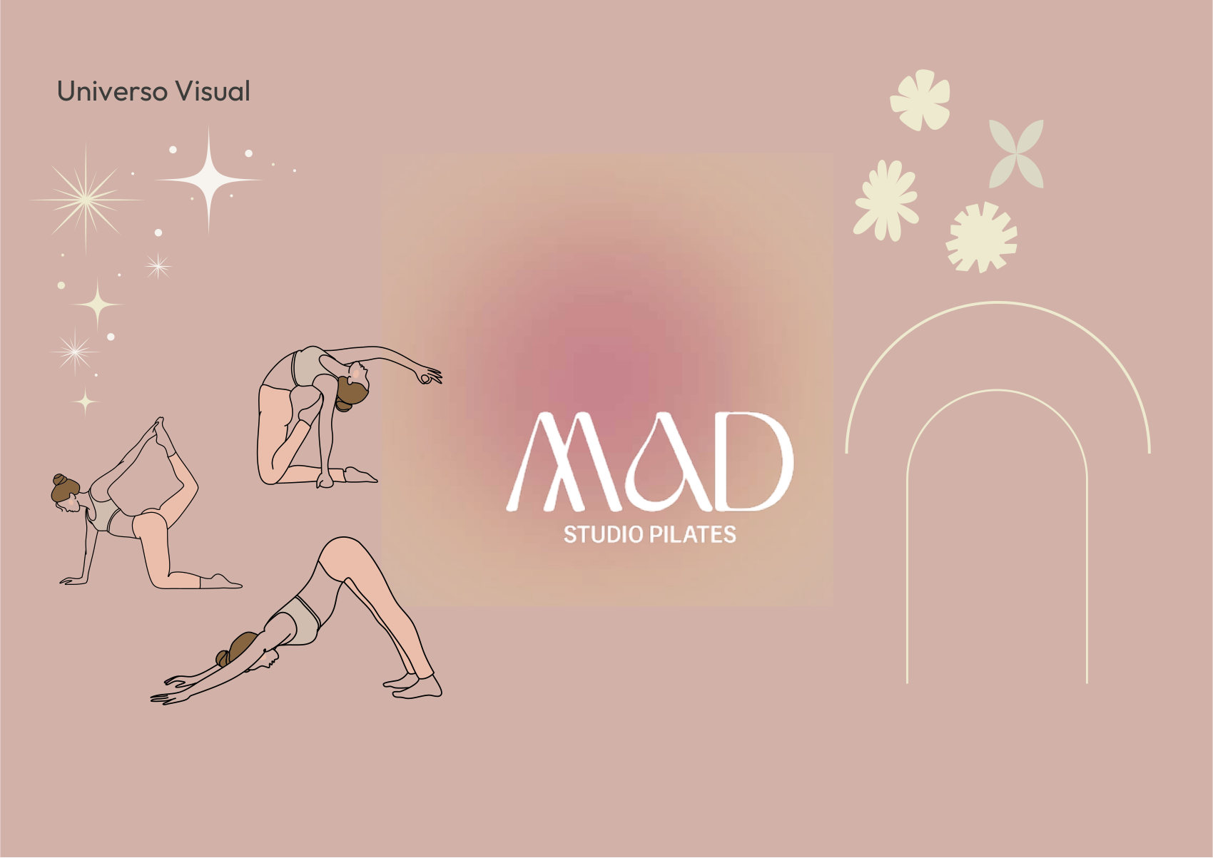 Ilustraciones y motivos del universo visual MAD